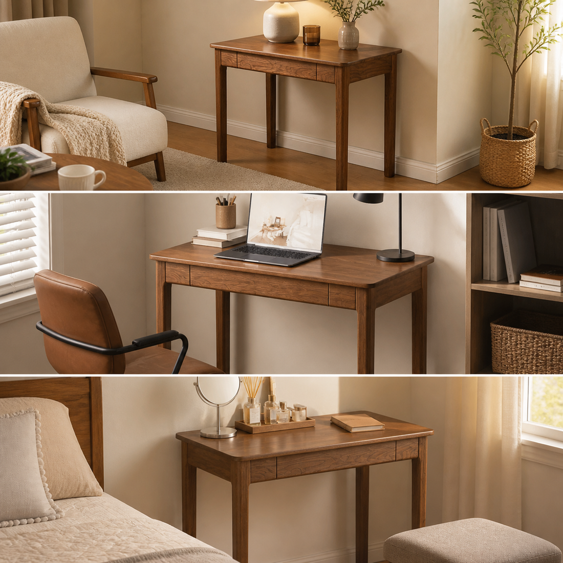Console, Work Desk, or Vanity — One Table, Every Room