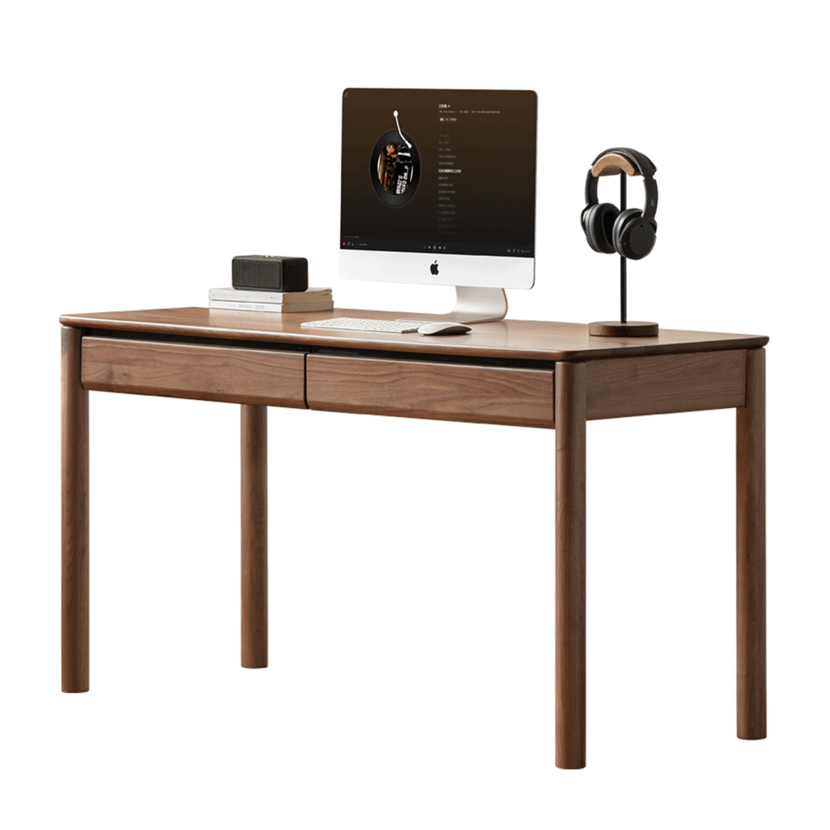 FAS Grade Black Walnut Desk Mid Century Minimalist