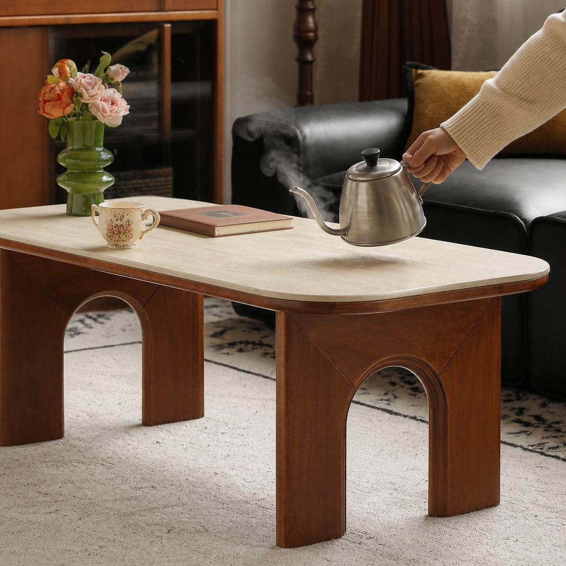 Heat and scratch resistant surface