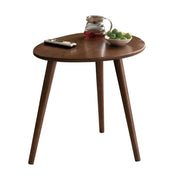 Small Oval Solid Oak Coffee Table Mid Century