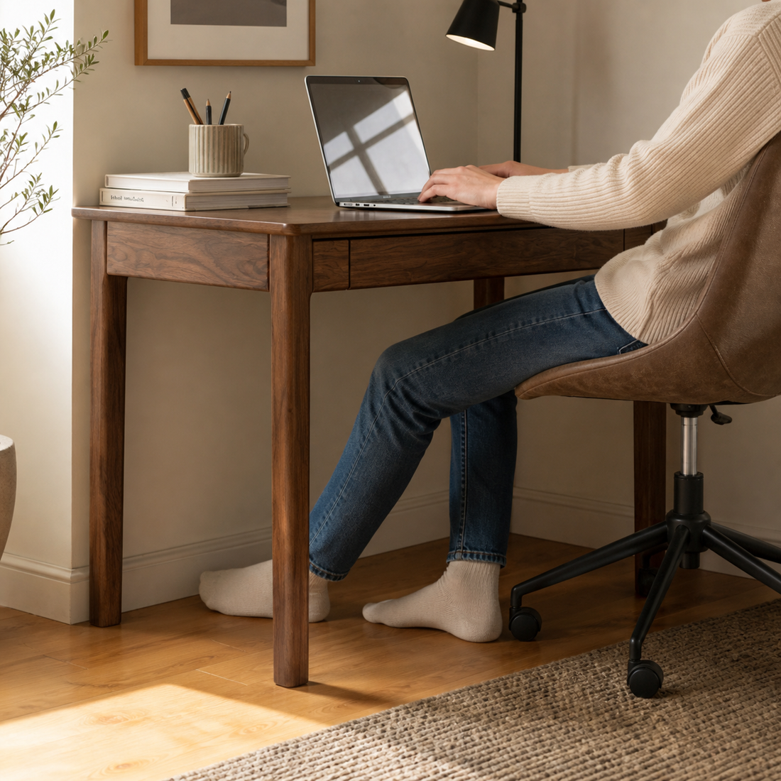 Ergonomic Height — Generous Legroom, No Cramping Ever