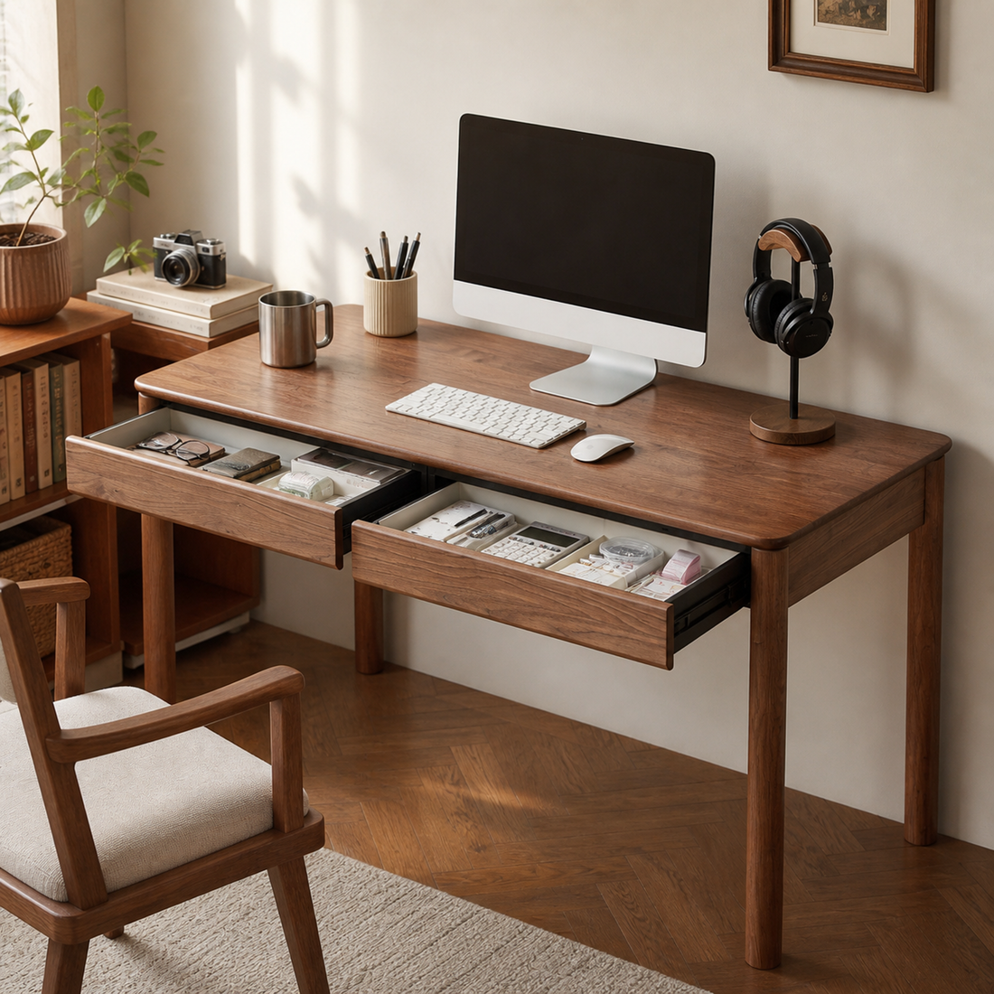 Built-In Drawer — Hidden Storage, Always Clutter-Free