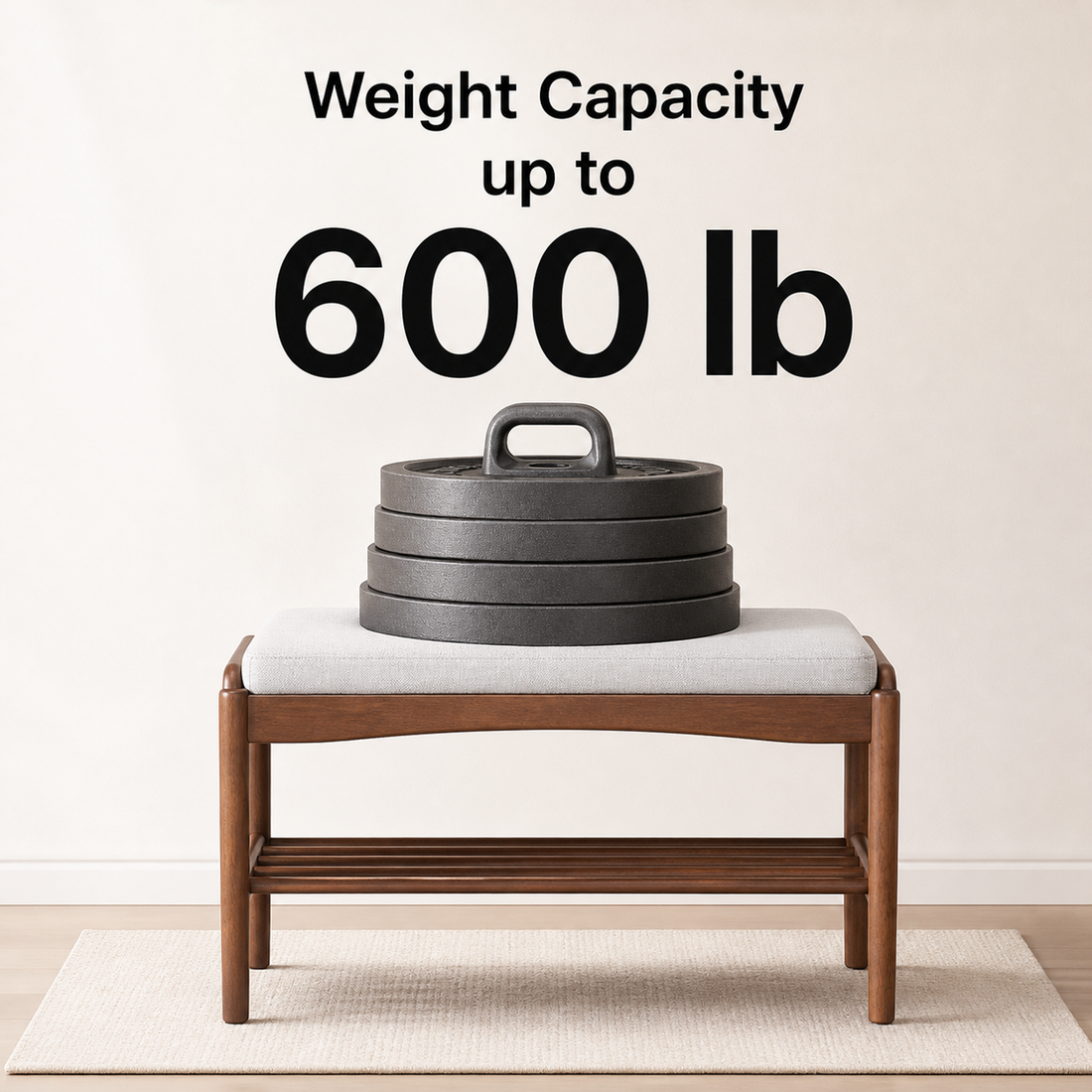 Solid Build — Rated Up to 600 lbs
