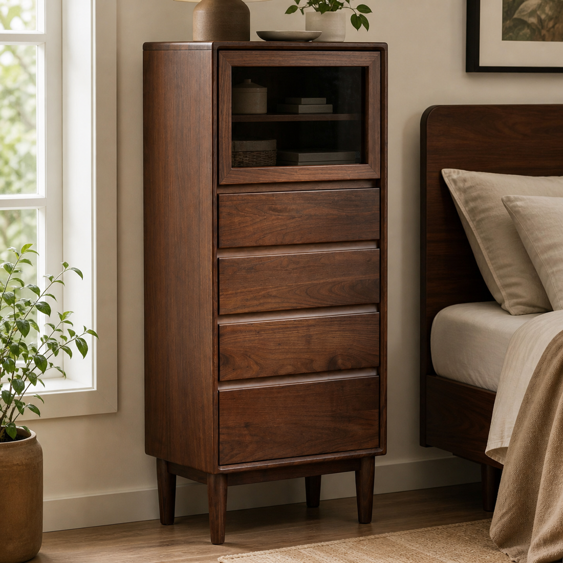 100% Solid Black Walnut — No Veneer, No MDF, Ever