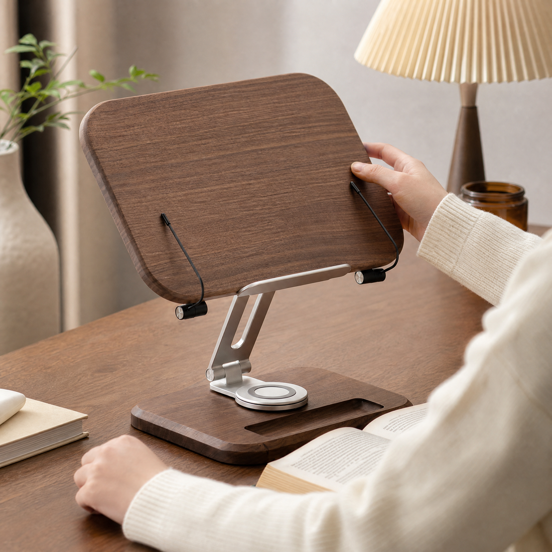 FAS-Grade Solid Walnut — No Veneer, Low-Emission, Daily-Safe