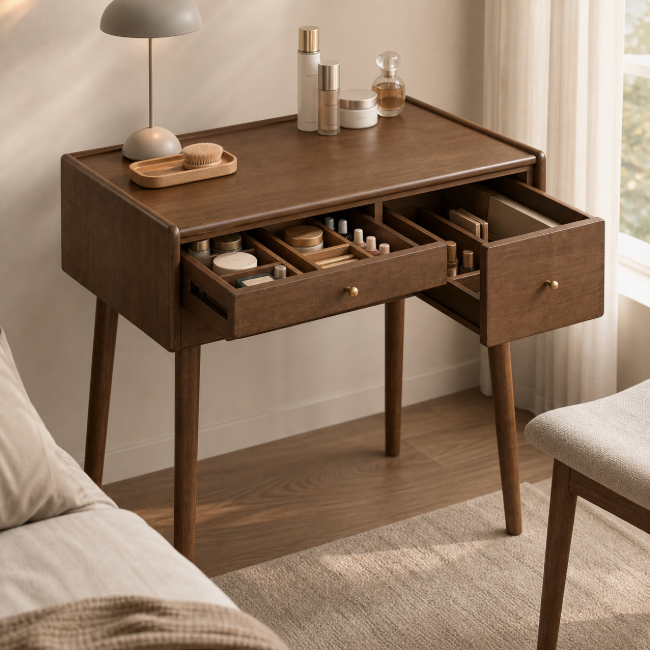 Adjustable dividers customize drawer space