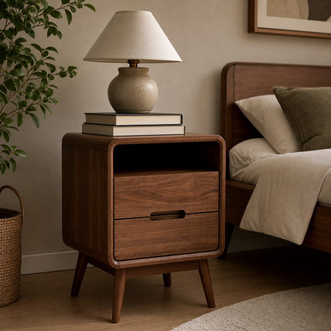 FAS‑grade walnut, 150‑lb rated strength