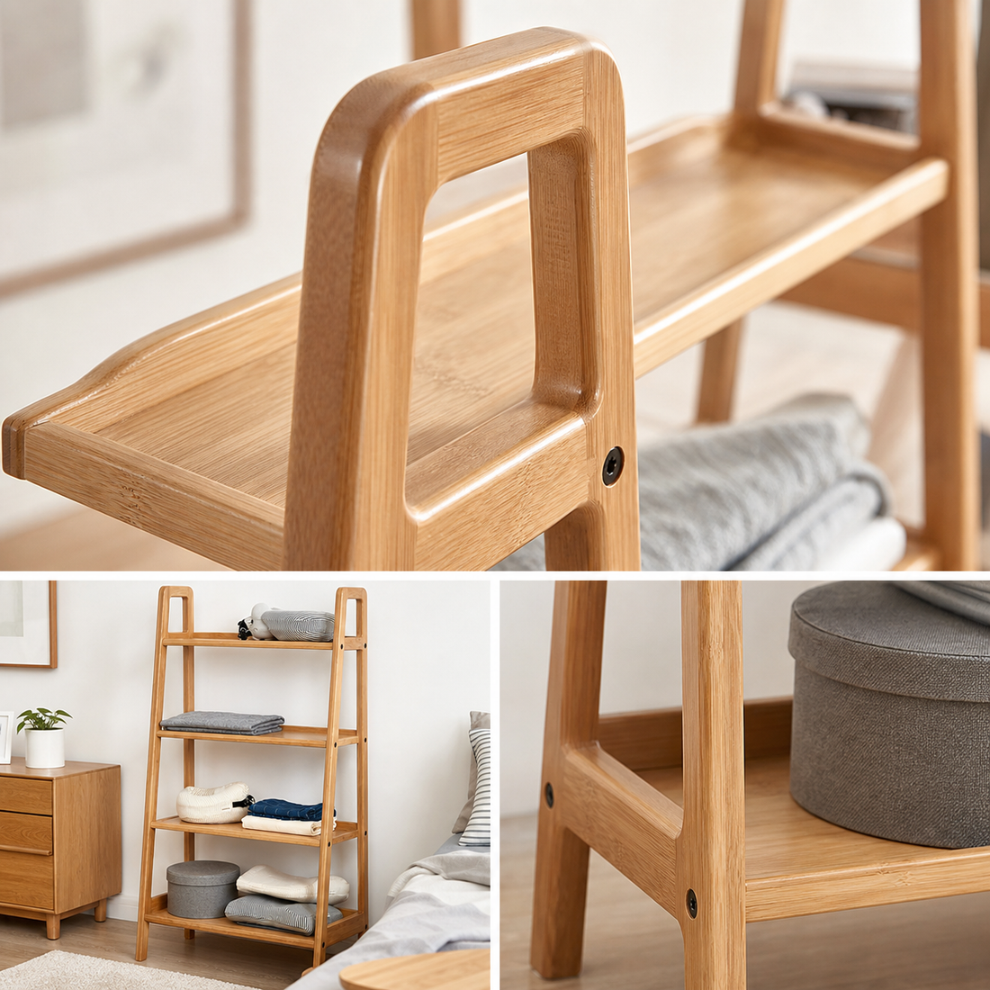Raised Rail, Open Shelves