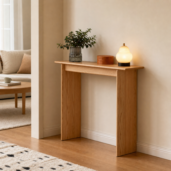 Slim profile hugs walls, fits tight spots